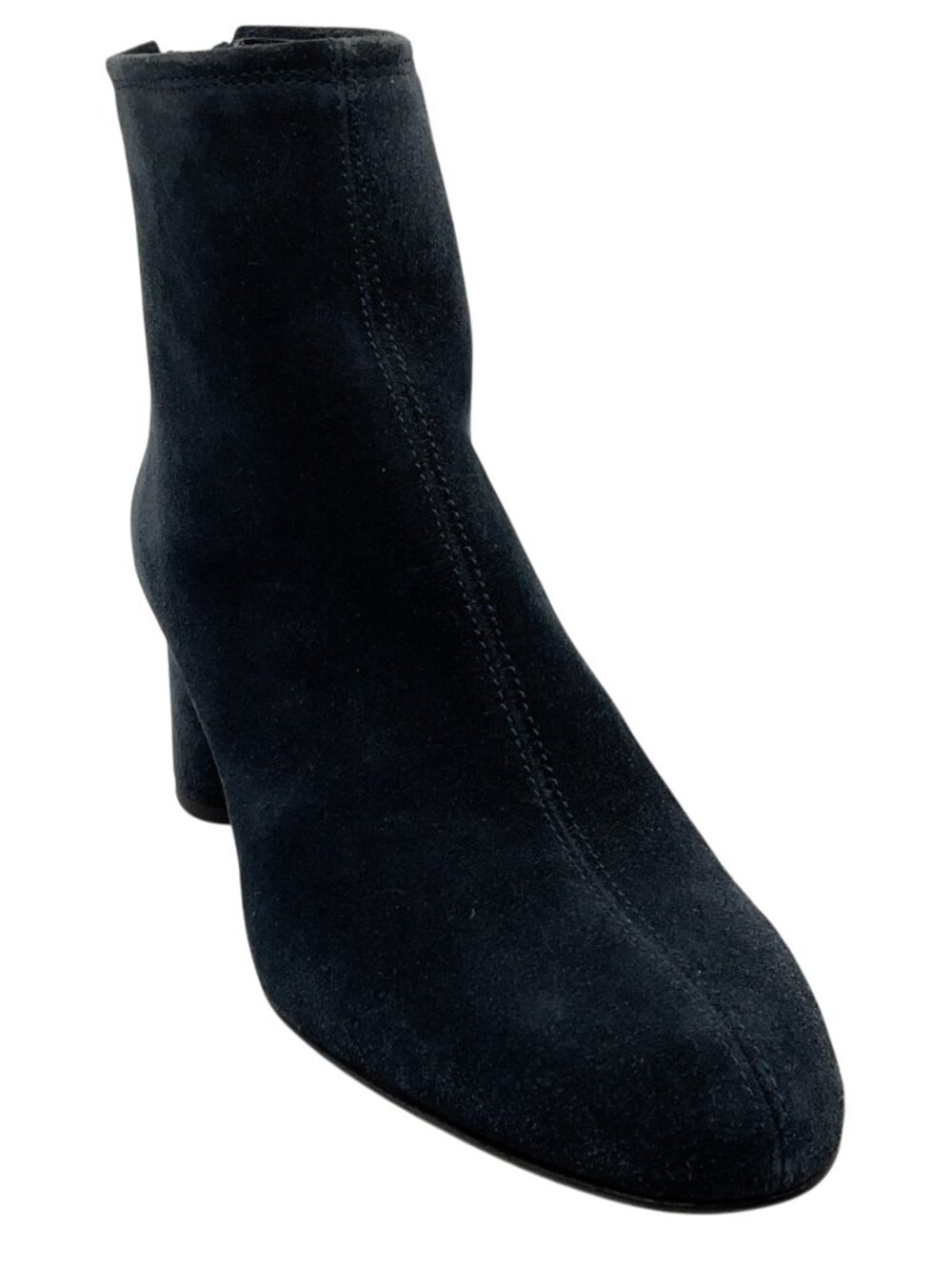 AGL Night Blue Suede Olga Booties